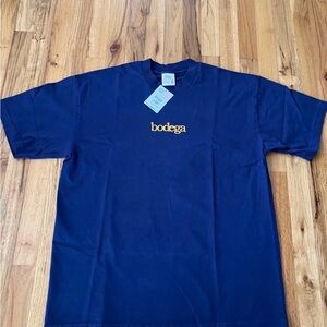Bodega Navy Short Sleeve Men's Tee